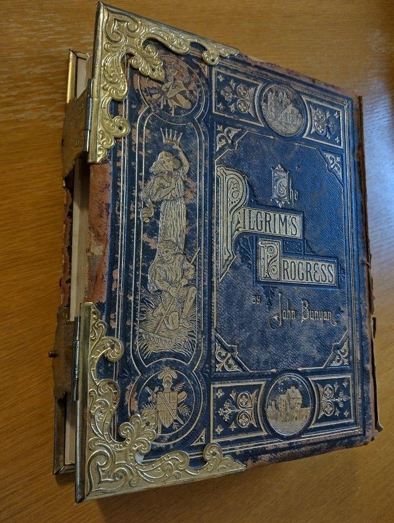 Nr. 1020  John Bunyan, The Pelgrim's Progress, uitgave 1887, Antiek en Kunst, Ophalen of Verzenden, Bunyan, John