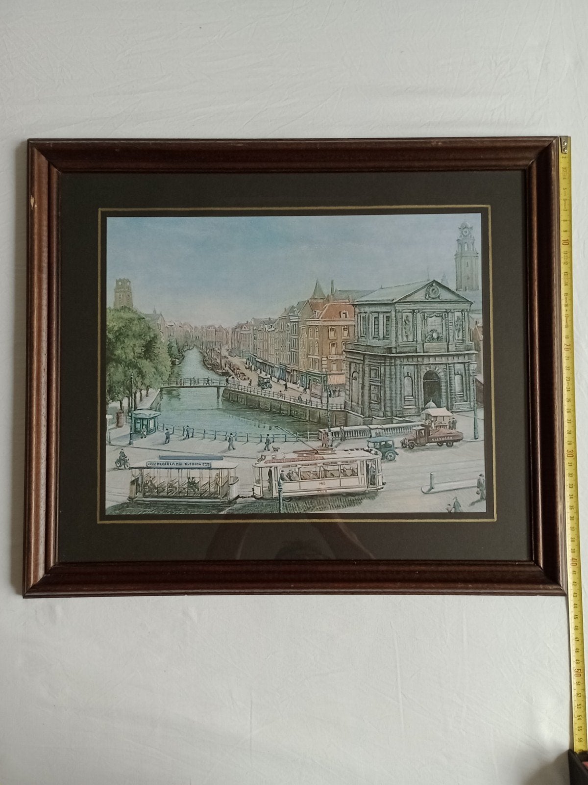 Rotterdam Delftse Poort schilderij, Antiek en Kunst, Kunst | Schilderijen | Klassiek, Ophalen