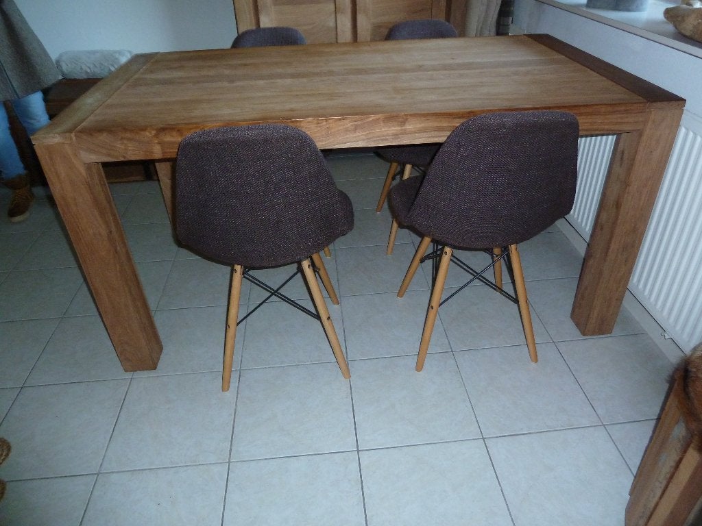 Henders & Hazel eettafel 90 x 160 m nieuwstaat, Ophalen, 50 tot 100 cm, Zo goed als nieuw, 150 tot 200 cm