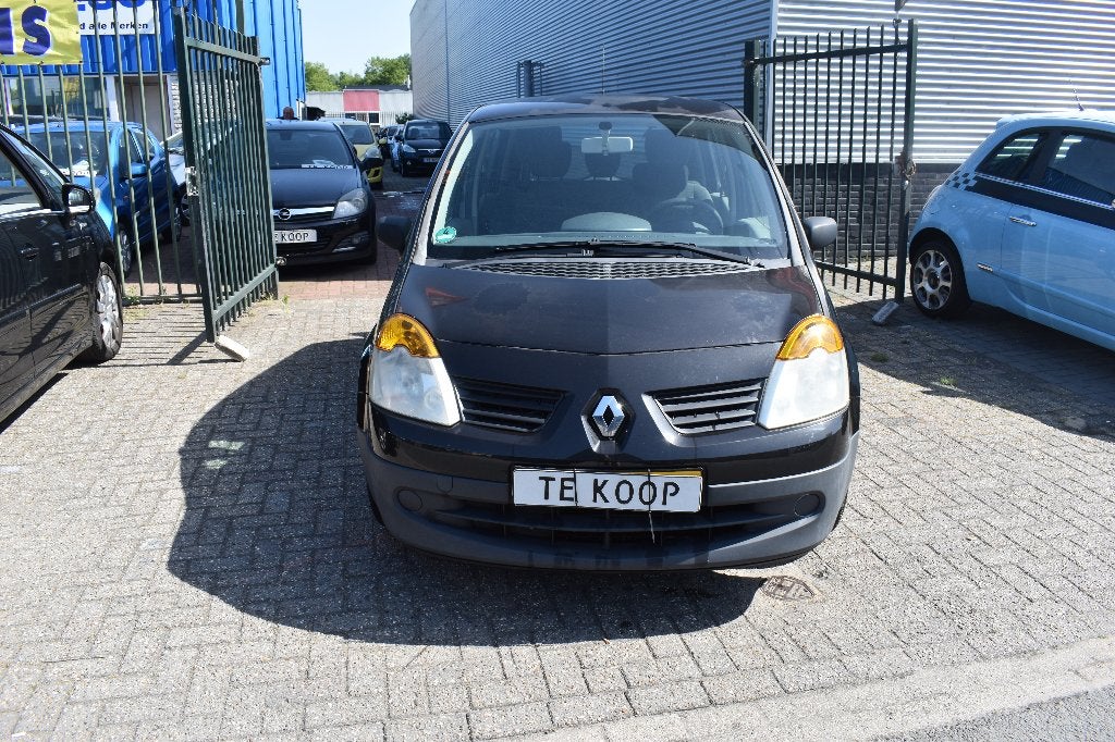 Renault Modus 1.2 16V Autbas E4 2004 Zwart, Voorwielaandrijving, 74 pk, 4 cilinders, 1095 kg