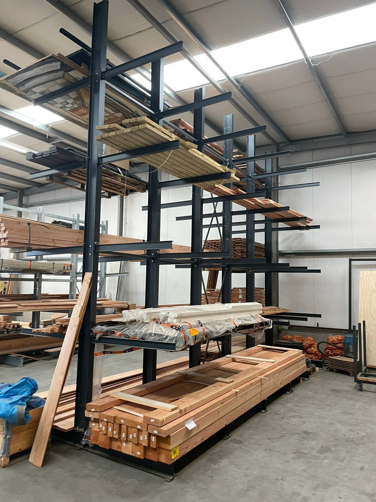 Zware draagarmstelling 23,75 meter, Ophalen