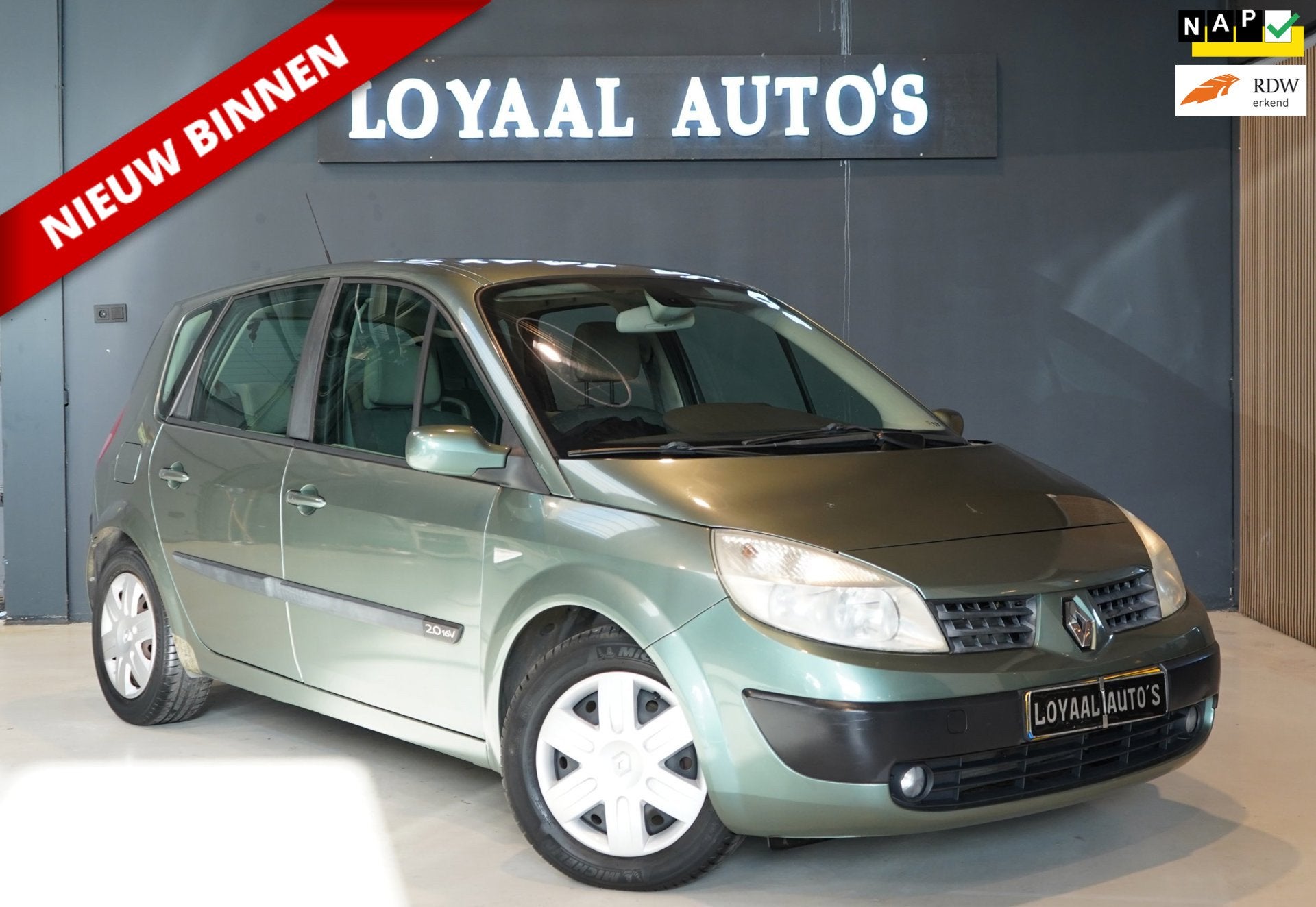 Renault Scénic 2.0-16V Dynamique Comfort | 1E EIGENAAR | AI, Auto's, 1998 cc, Gebruikt, 4 cilinders, Multifunctioneel stuurwiel