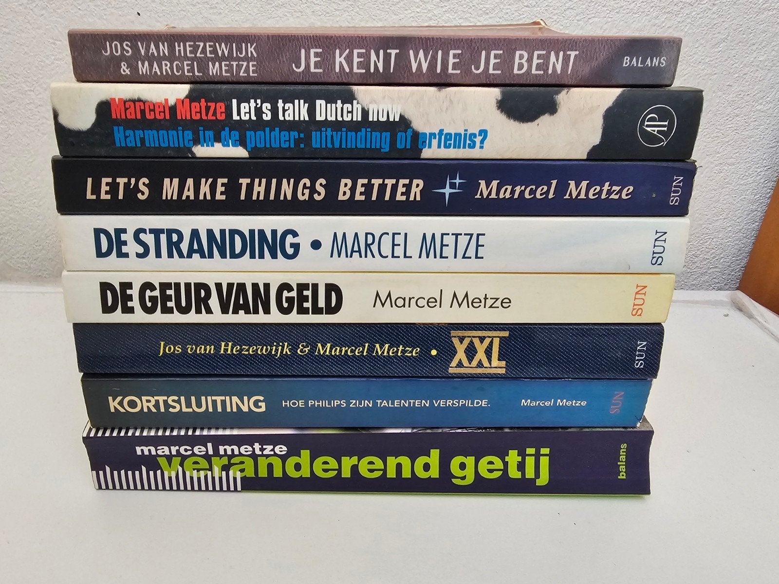 Boeken van Marcel Metze: diverse titels, Ophalen of Verzenden, Gelezen, Marcel Metze