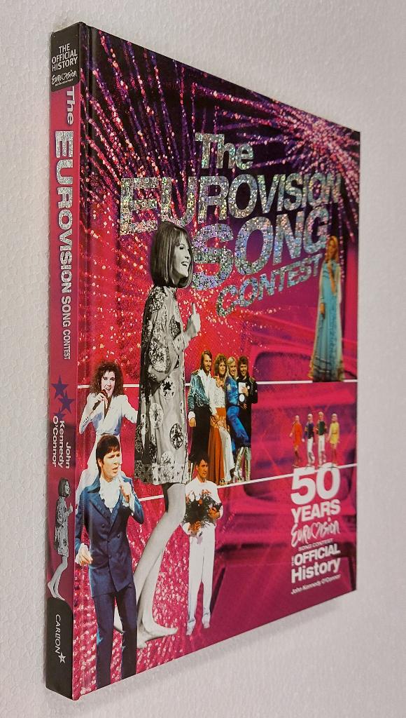 Eurovisie Songfestival BOEK Eurovision 50 years, Verzenden, Gebruikt, Boek, Tijdschrift of Artikel