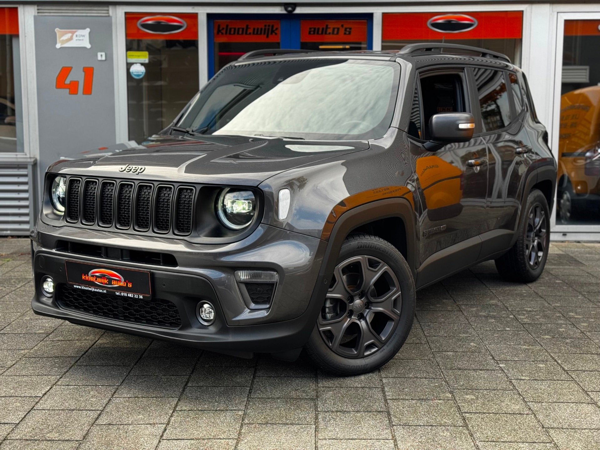 Jeep RENEGADE 1.3T 80th Anniversary Automaat 150PK LED CarPl, Auto's, Dealer onderhouden, Stof, Gebruikt, 4 cilinders