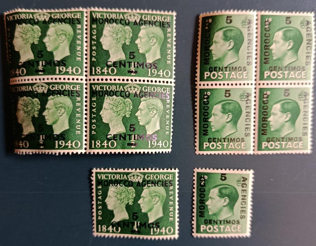 Marokko. Britse kantoren 1940., Postzegels en Munten, Postzegels | Afrika, Ophalen of Verzenden, Marokko, Postfris