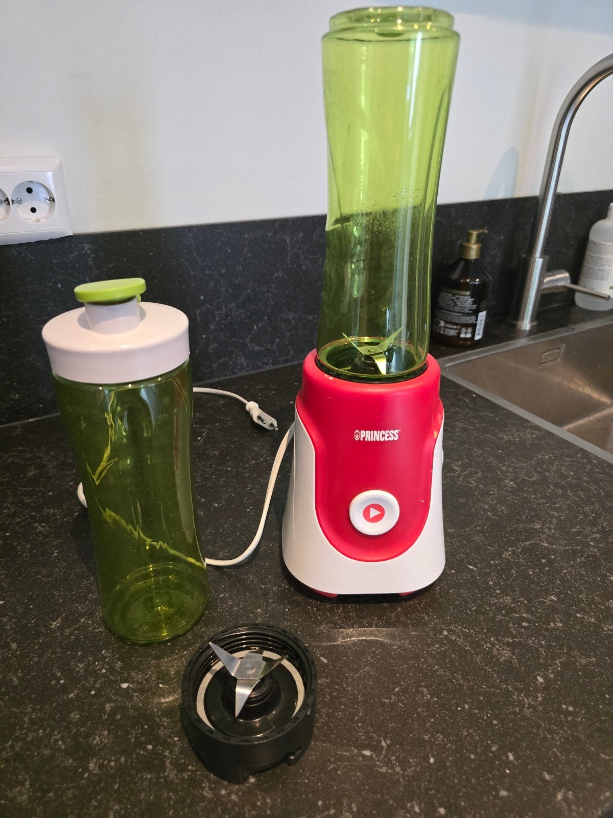 Princess Blender To Go - Perfect voor smoothies!, Ophalen of Verzenden, Gebruikt, Blender to go
