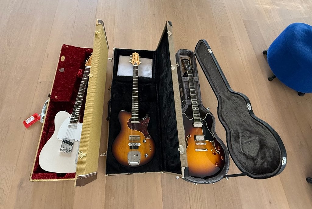 3 gitaren privéverzamelaar TE KOOP!, Muziek en Instrumenten, Snaarinstrumenten | Gitaren | Elektrisch, Ophalen, Nieuw, Semi-solid body