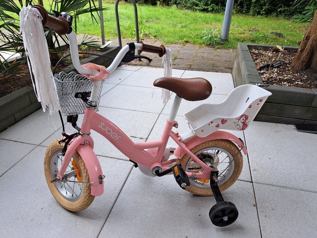 SJOEF Meisjesfiets / fiets / kinderfiets 12 inch, Ophalen, Zo goed als nieuw, Minder dan 16 inch