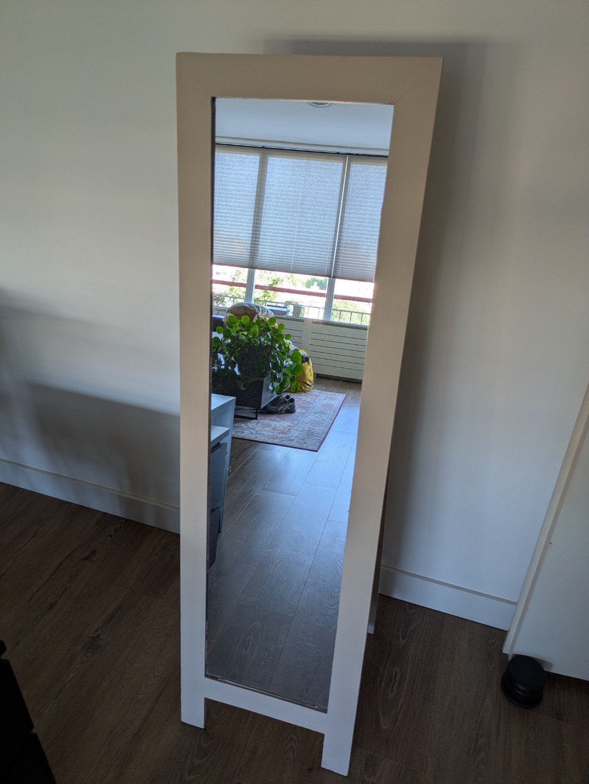 Spiegel, Huis en Inrichting, Woonaccessoires | Spiegels, Ophalen, Minder dan 50 cm, 100 tot 150 cm, Zo goed als nieuw
