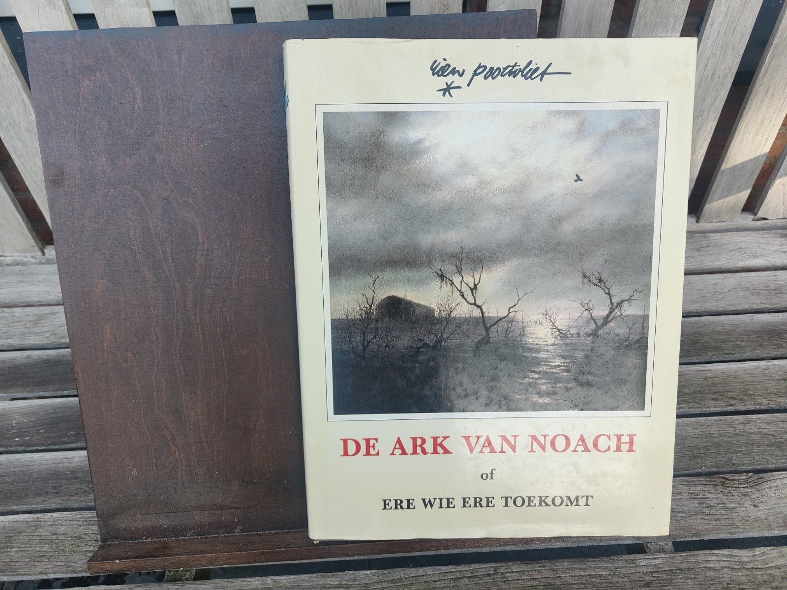 Rien Poortvliet de Ark van Noach 1ste druk met boekensteun, Ophalen of Verzenden, Natuur algemeen