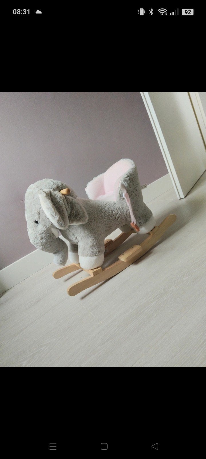 Schattige Olifant Schommelstoel voor Kinderen, Ophalen, Gebruikt, Jongen of Meisje