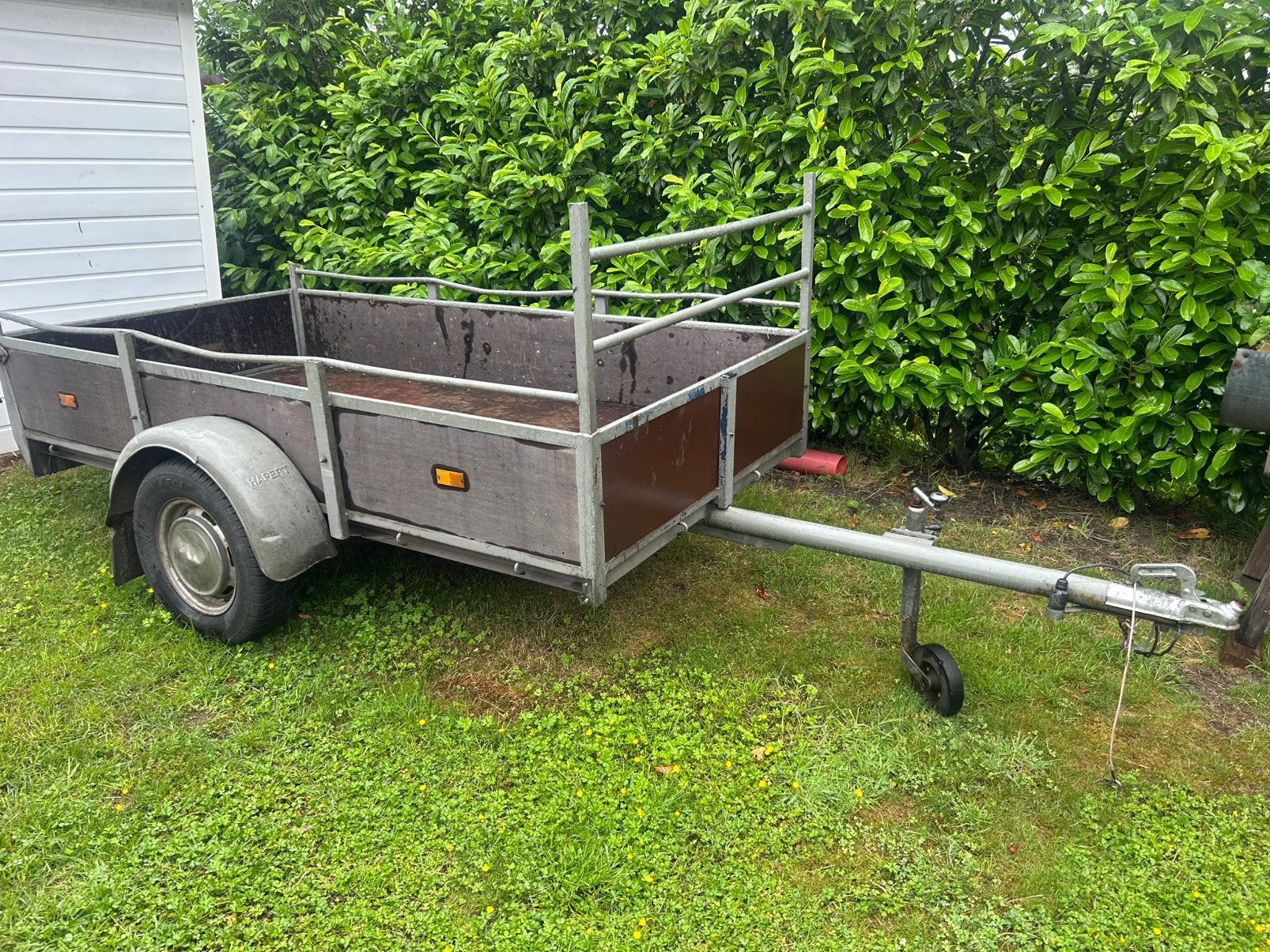 Robuuste Hapert aanhangwagen - Ideaal voor klussen, Auto diversen, Ophalen, Gebruikt