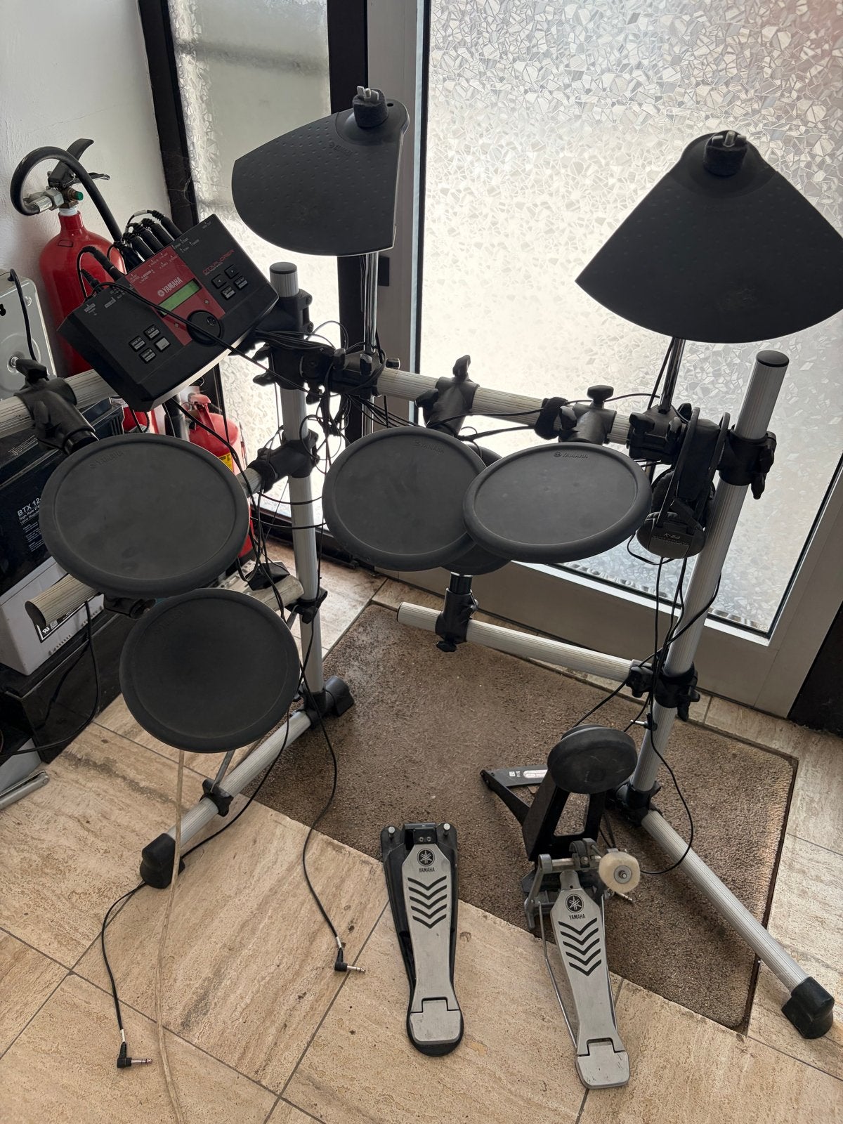 Yamaha DTXplorer Elektronisch Drumstel met krukje, Ophalen of Verzenden, Gebruikt, Yamaha, Elektronisch
