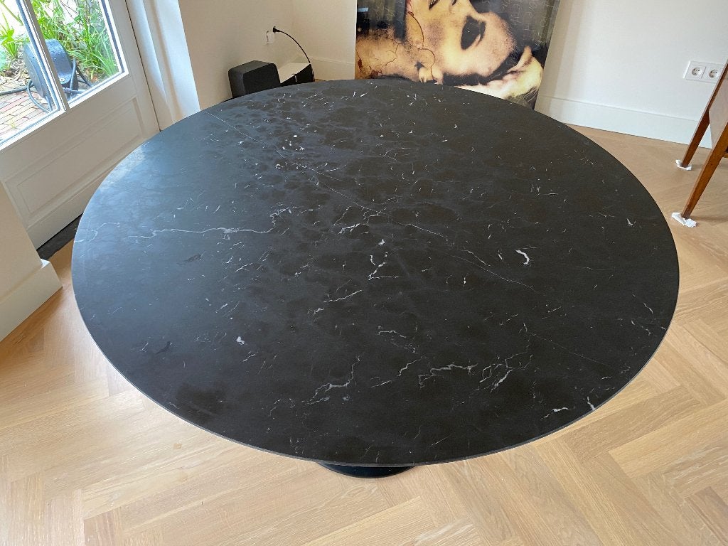 Eero Saarinen tafel. Marquina marmeren tulp  tafel, Rechthoekig, Nieuw, 200 cm of meer, 50 tot 100 cm