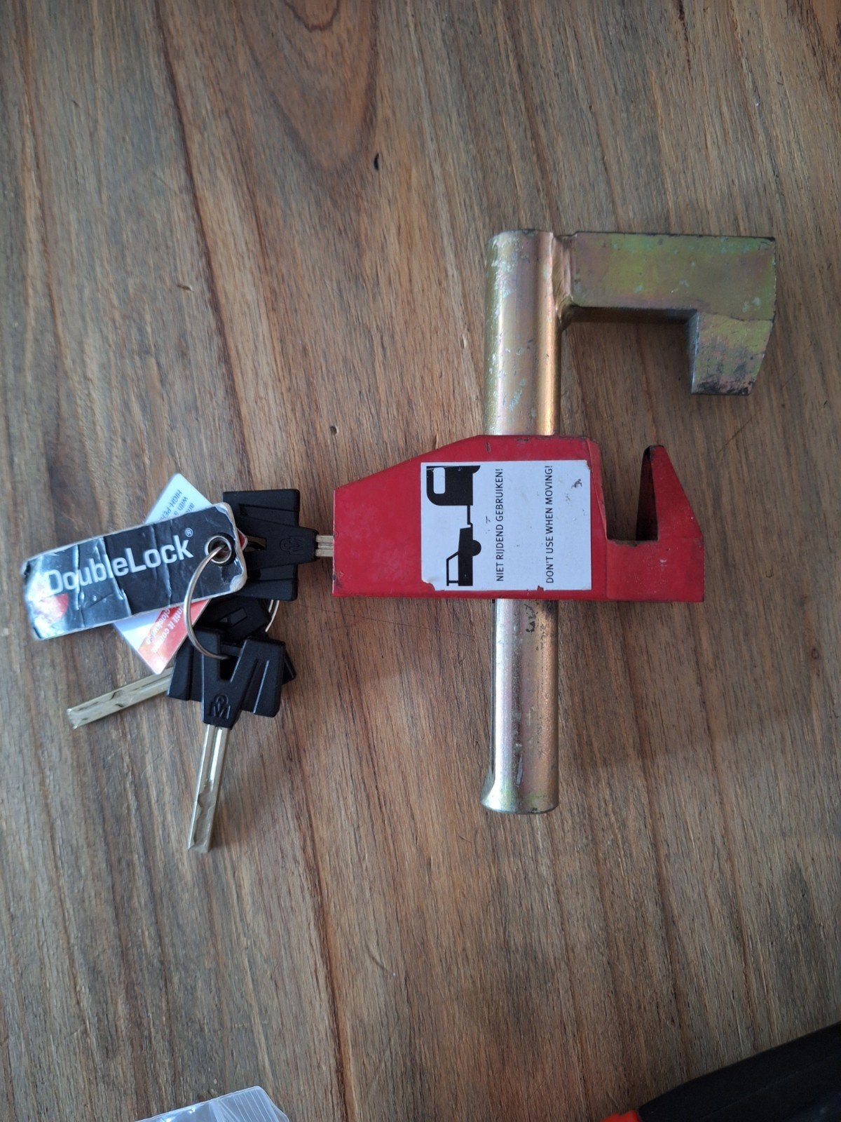 Double Lock Compact Eagle disselslot / koppelingslot, Auto diversen, Anti-diefstal, Zo goed als nieuw, Ophalen of Verzenden