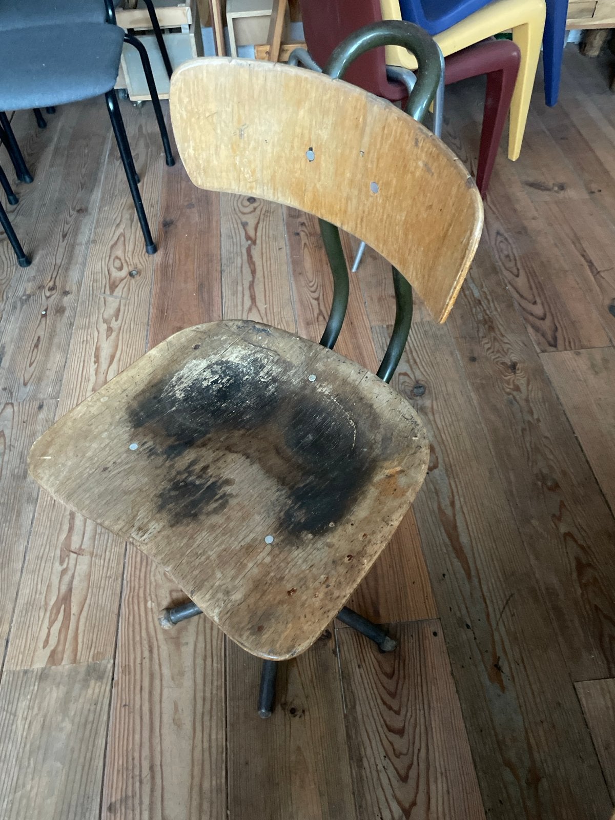 Vintage Gebr. De Wit bureaustoel - Industrieel design, Ophalen