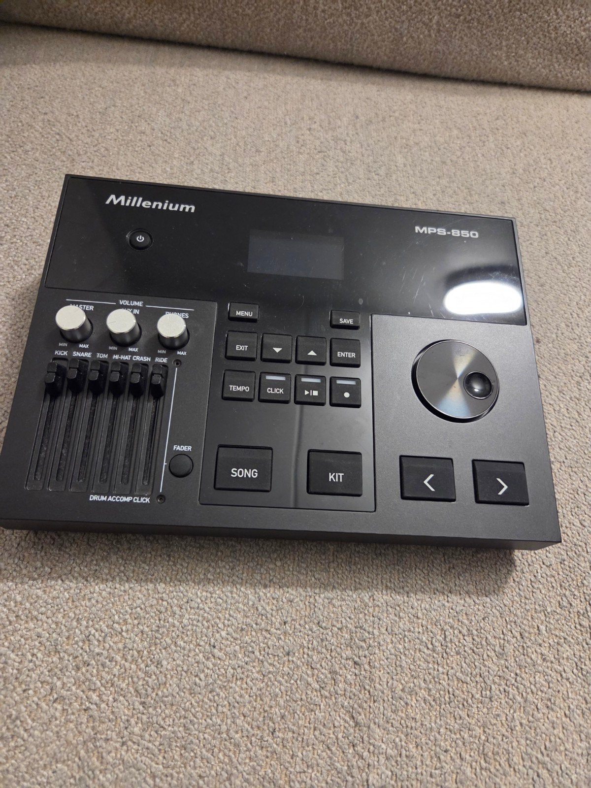 Millenium MPS-850 Drum Module met kabels, cash graag, Ophalen, Gebruikt, Overige merken
