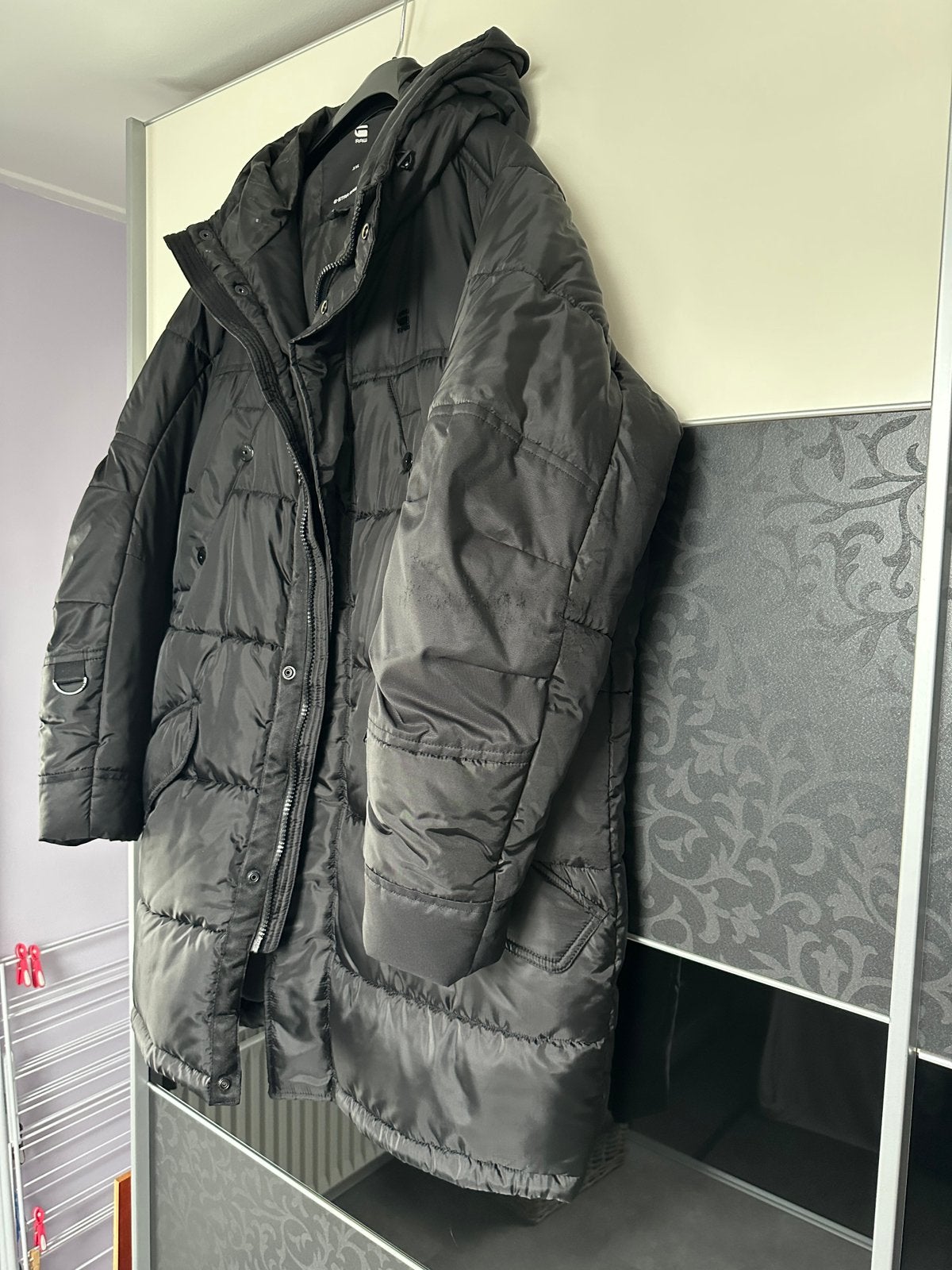 Parka heren jas zwart, Ophalen, Nieuw, Overige maten, Zwart