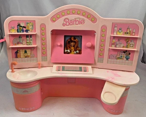 Mattel Barbie #9305 Dial-A-Style Salon Styling Studio 1991, Coolsingel 104, 3011 AG Rotterdam, Netherlands, Barbie, Verzenden