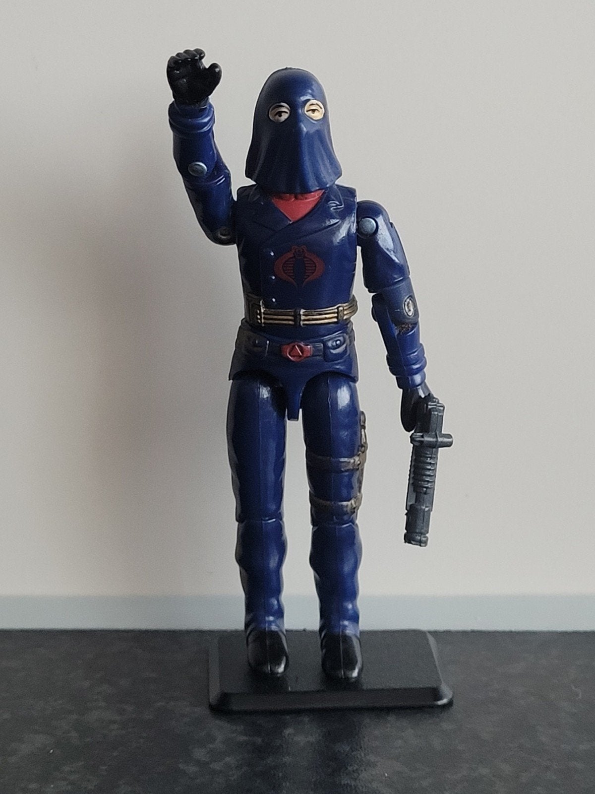 Vintage G.I.JOE Cobra Commander v2 100% complete, Ophalen of Verzenden, Gebruikt