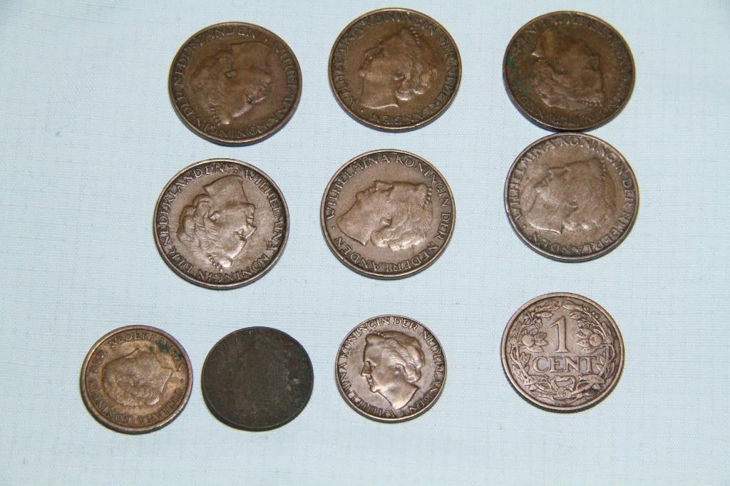 Wilhelmina stuivers en centen, Postzegels en Munten, Munten | Nederland, Ophalen of Verzenden, Koningin Wilhelmina