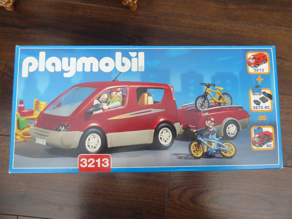 Playmobil 3213 auto met aanhanger, Complete set, Voertuig, Ophalen of Verzenden, Zo goed als nieuw