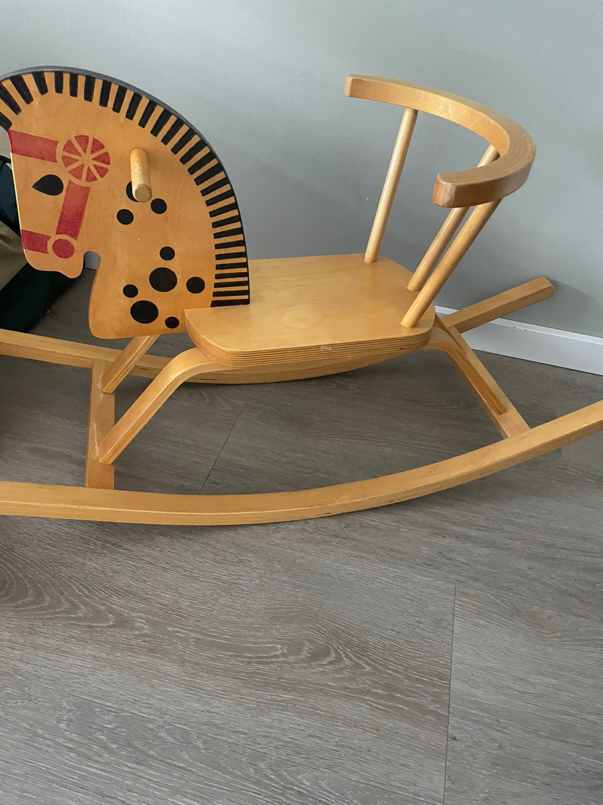 Super mooie hobbelpaard nieuwstaat, Ophalen, Zo goed als nieuw