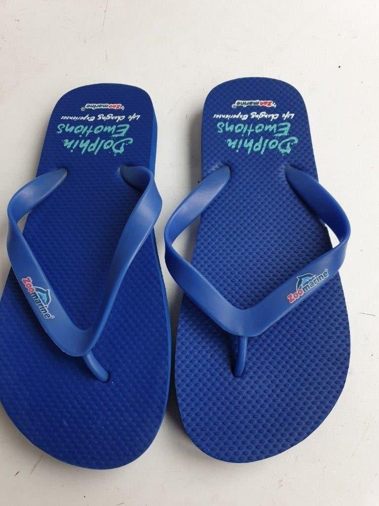 Leuke blauwe slippers. Mt 38/39. Merk Dolphin Emotions, Blauw, ., Ophalen of Verzenden, .