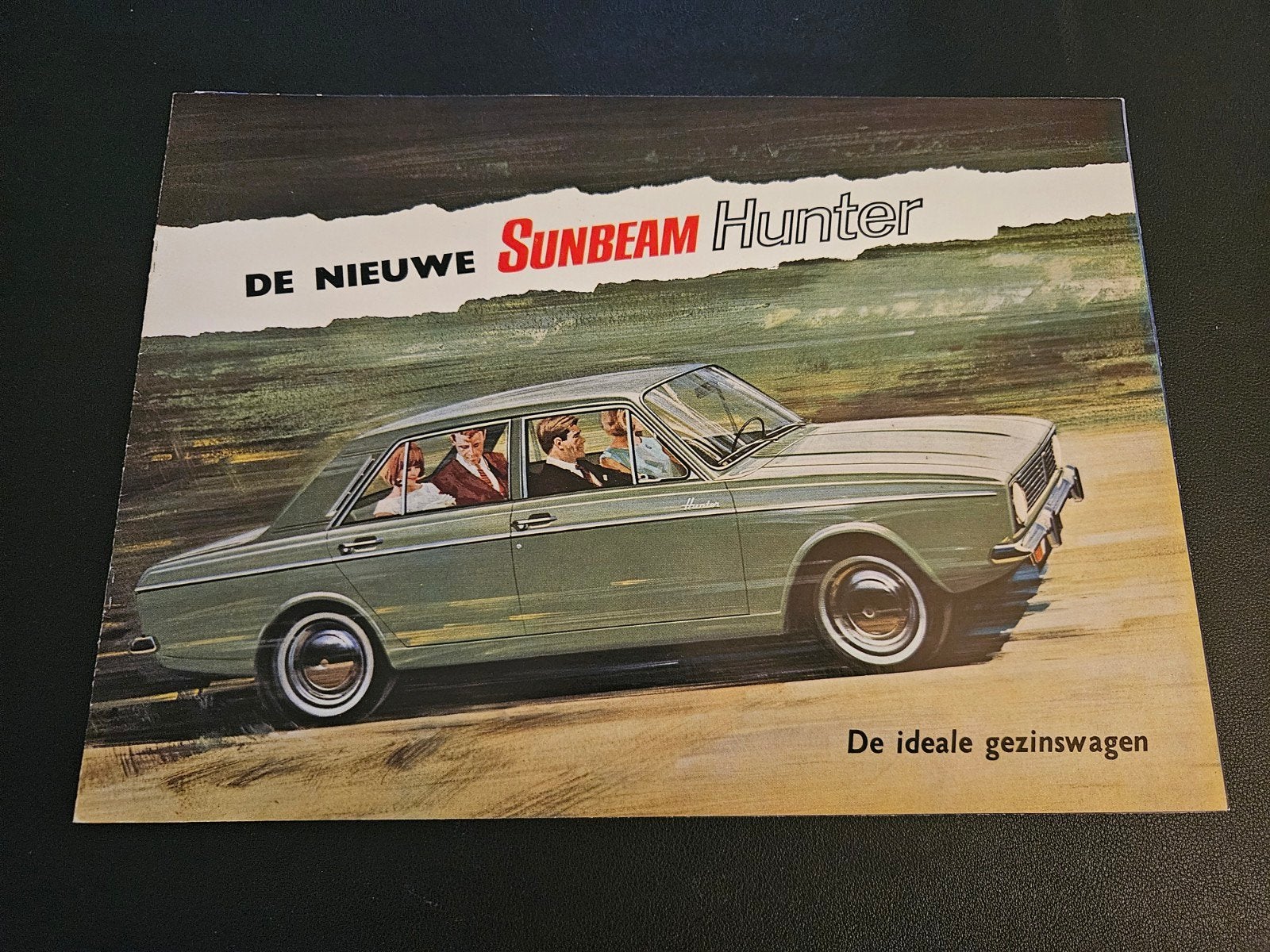Brochure Sunbeam Hunter, Ophalen of Verzenden, Zo goed als nieuw, Overige merken