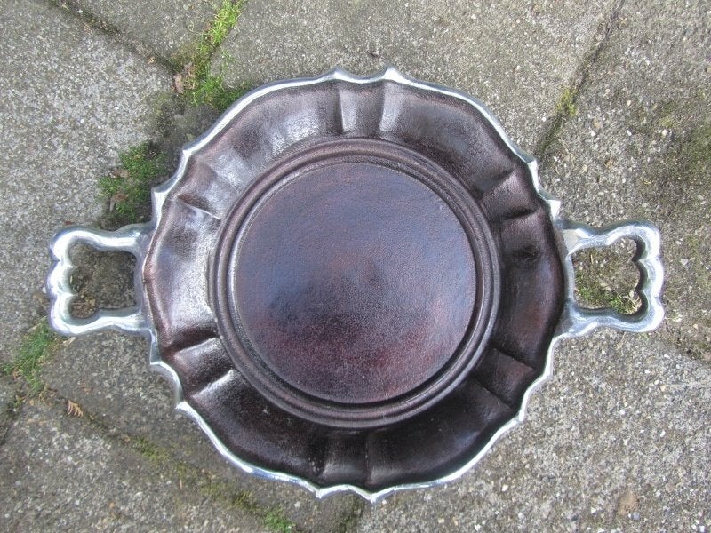 PTMD - DIENBLAD - SCHAAL - ROND - VAN 29,95 NU 10 EURO, Ophalen of Verzenden, Nieuw, Rond, Metaal