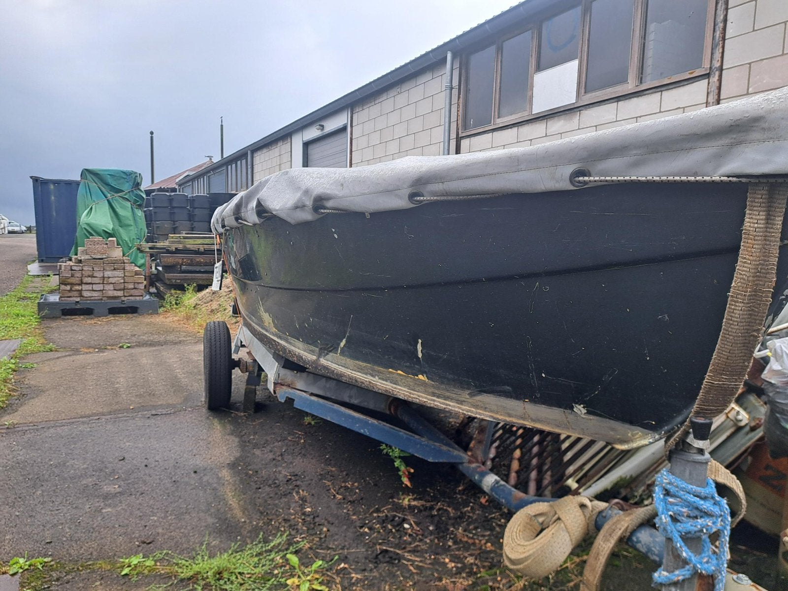 Aluminium motorboot Verhoef, Watersport en Boten, Motorboten en Motorjachten, Overige merken, Gebruikt, Afdekzeil, Buitenboordmotor