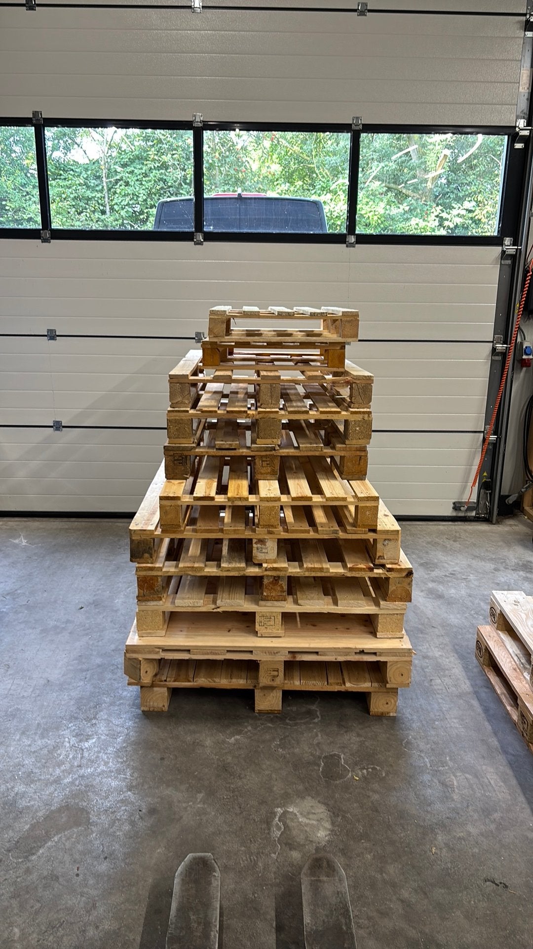 Stapel palets gratis, Ophalen, Gebruikt, Minder dan 25 mm, Pallet