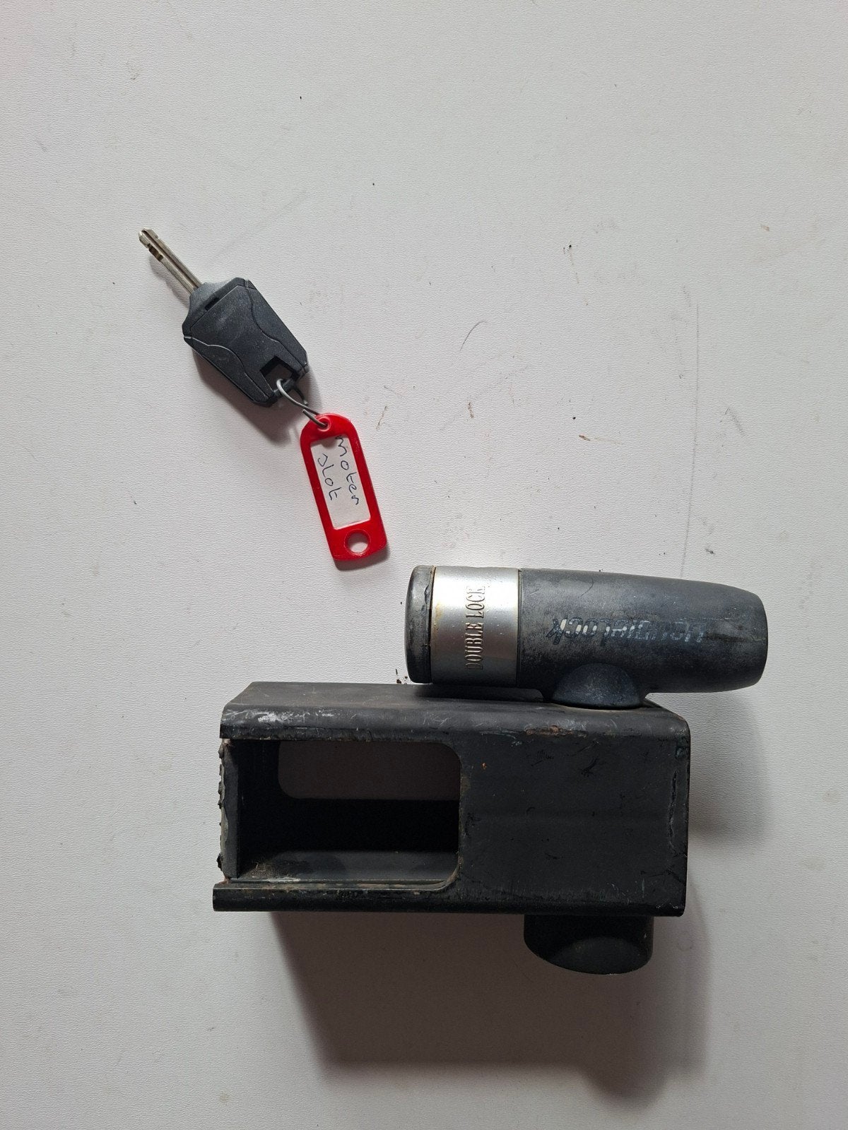 DoubleLock buitenboordmotorslot met sleutel, Ophalen of Verzenden