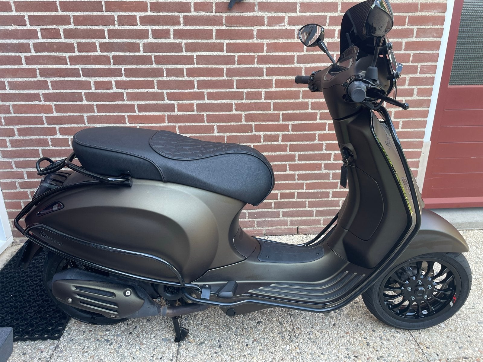Piaggio Vespa Sprint Sport - Mat champagne bruin, Ophalen, Overige modellen, Maximaal 45 km/u, Zo goed als nieuw