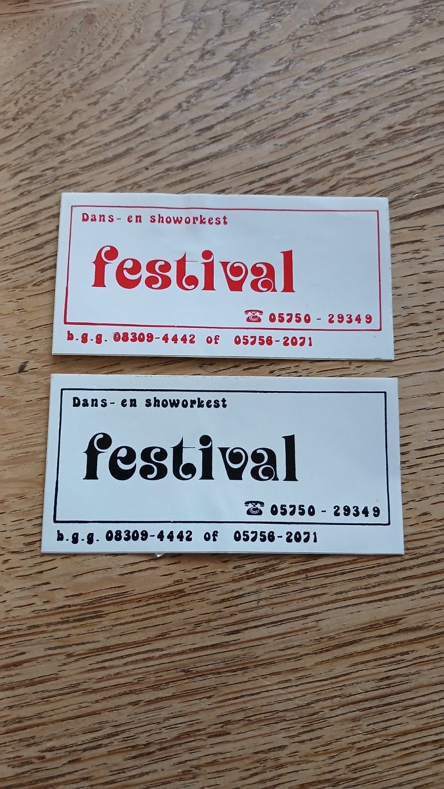 Stickers dans- en showorkest Festival, ZUTPHEN, Ophalen of Verzenden, Zo goed als nieuw