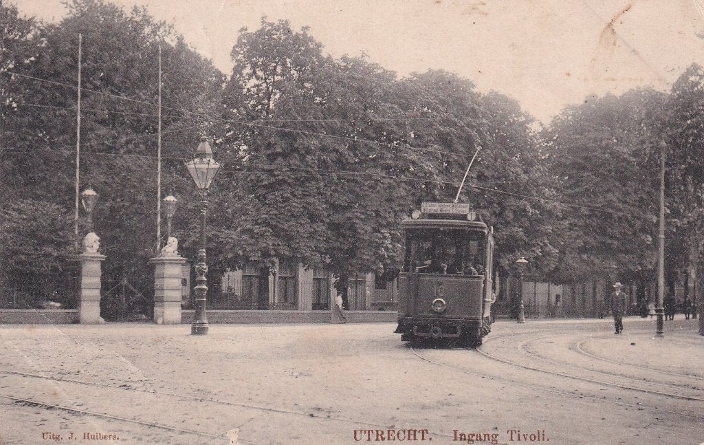 Utrecht ingang Tivoli, Verzenden, Voor 1920, Gelopen, Utrecht
