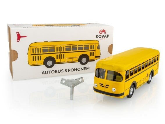 NIEUW Kovap Omnibus Büssing, 1959, geel, Hobby en Vrije tijd, Modelauto's | 1:43, Ophalen of Verzenden, Nieuw, Bus of Vrachtwagen