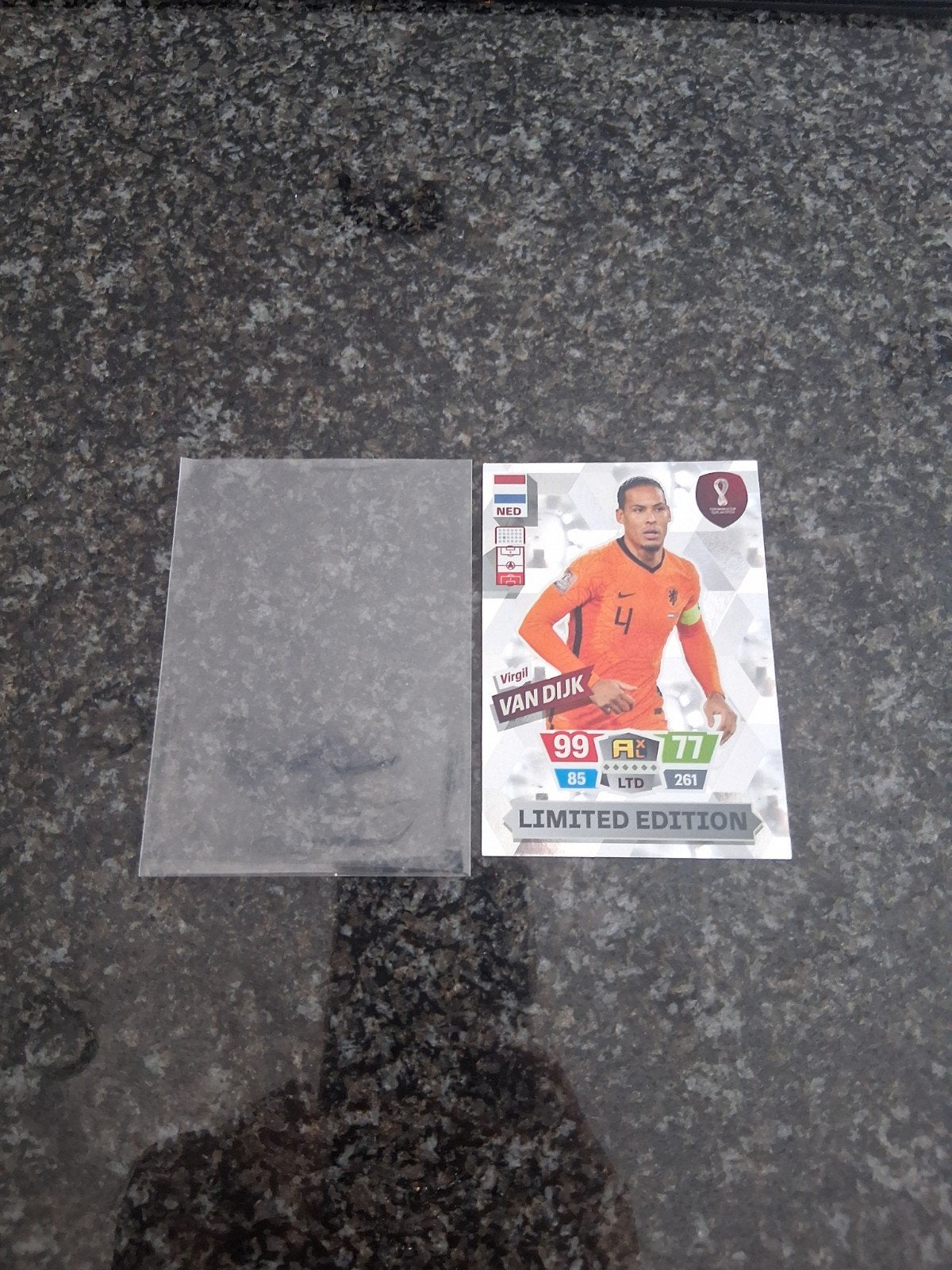 Limited Edition Virgil van Dijk 2022 Panini kaart, Verzenden, Zo goed als nieuw