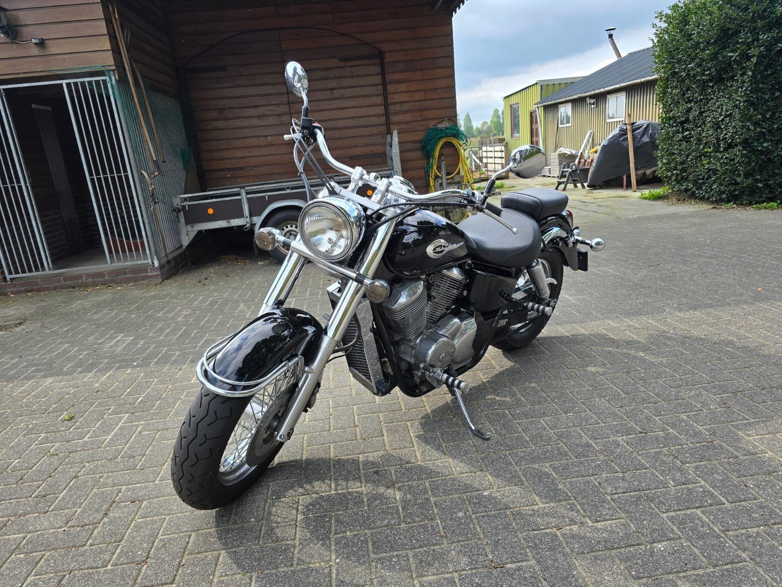 Honda Shadow 750cc 'Old Man Edition' - 1997, 750 cc, 2 cilinders, Chopper, Gebruikt