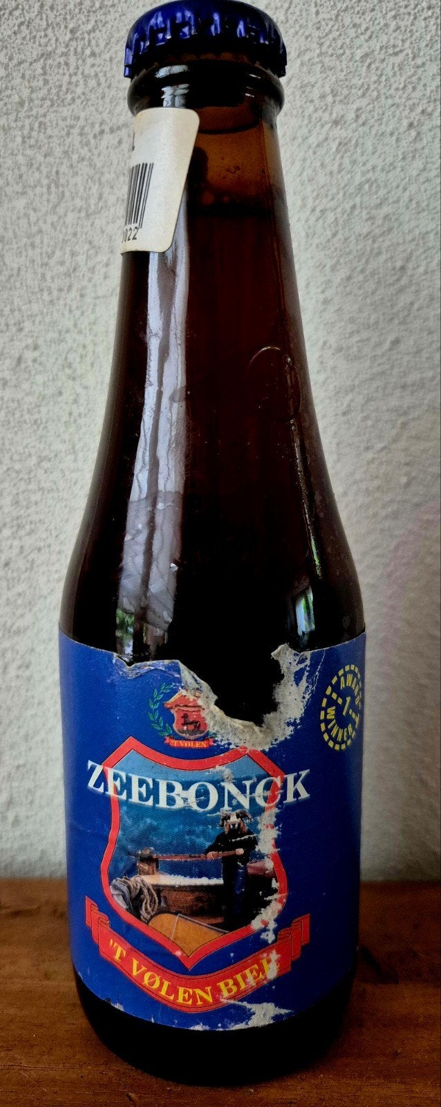 2005 fles ZEEBONCK `T VOLEN bier VOLENDAM 25cl. verzamel, Verzamelen, Biermerken, Ophalen of Verzenden, Zo goed als nieuw, Flesje(s)