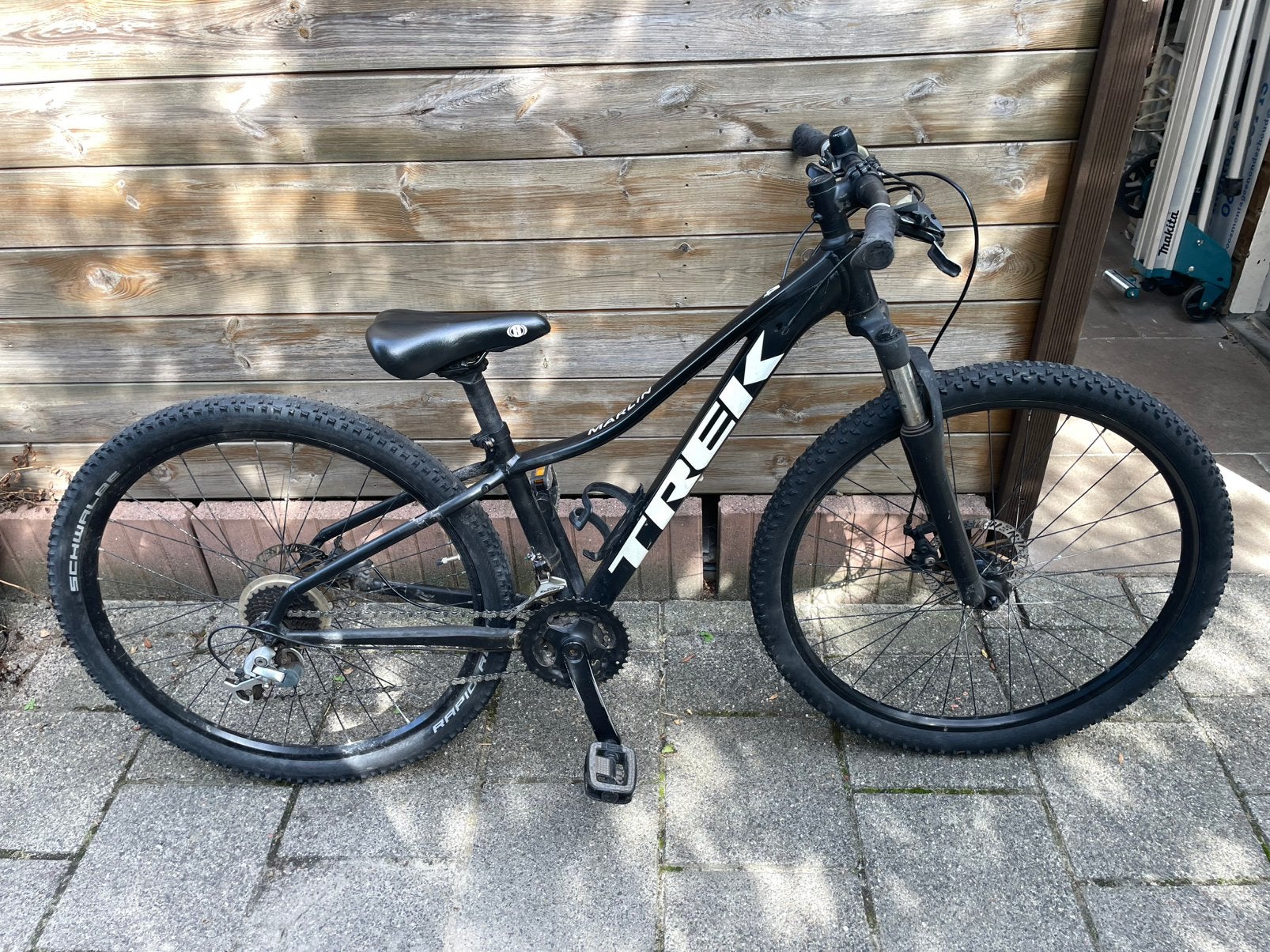 Trek fiets marlin 4 maat s, Fietsen en Brommers, Fietsen | Mountainbikes en ATB, Minder dan 45 cm, Ophalen, Zo goed als nieuw