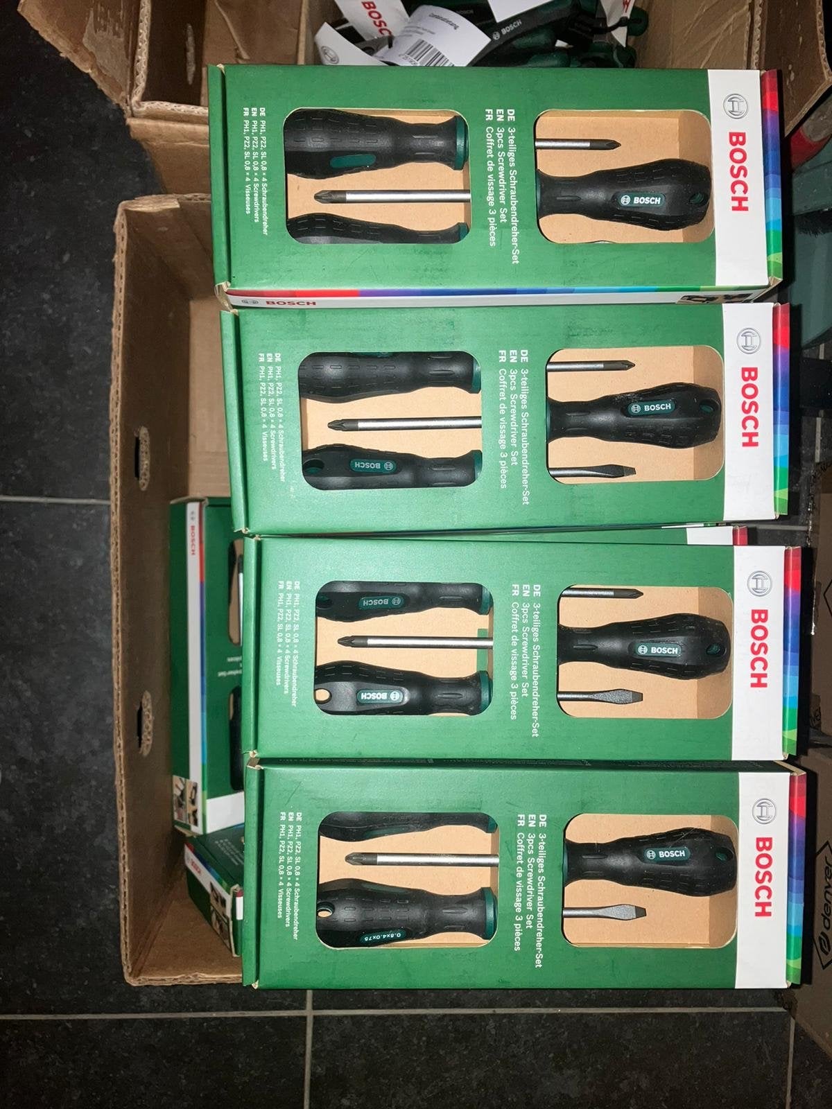 Partij Bosch 3-delige schroevendraaiersets - Nieuw, Bosch, Schroevendraaier, Info@bosch.nl, Nieuw