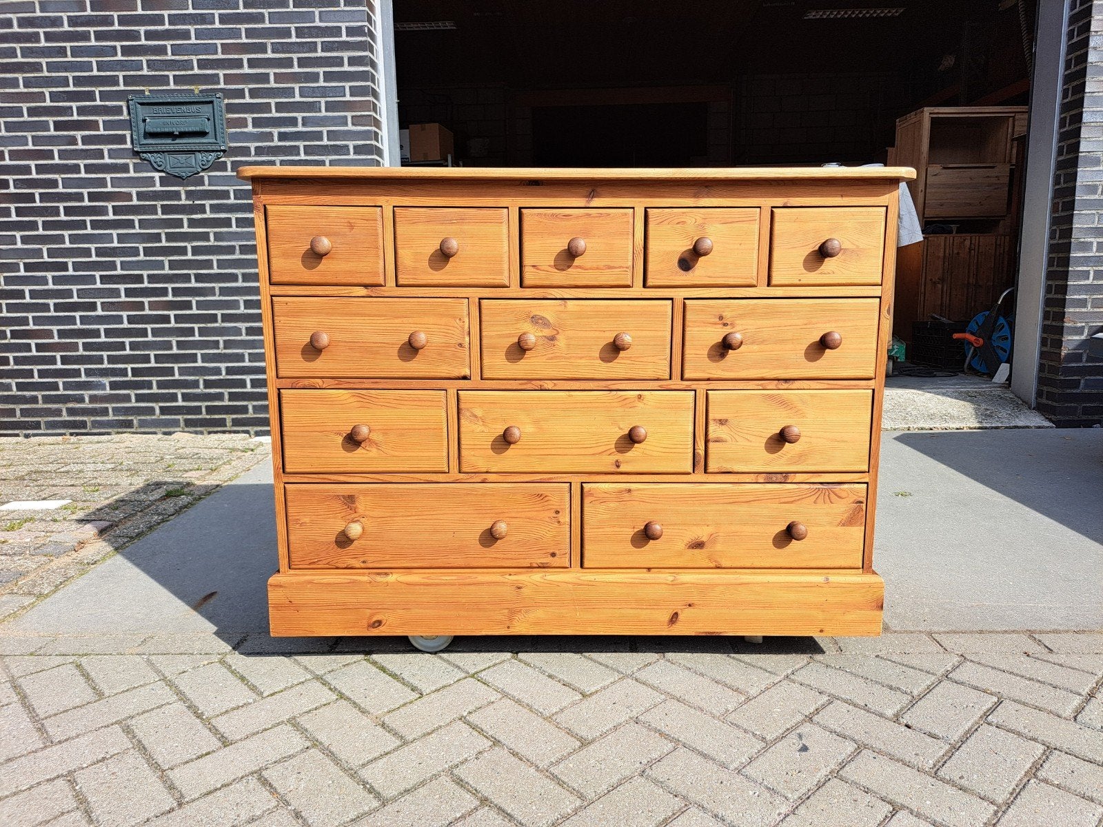 oud grenen ladekast commode gratis bezorging regio, R.kooij65@gmail.com, Gebruikt, 100 tot 150 cm, 5 laden of meer