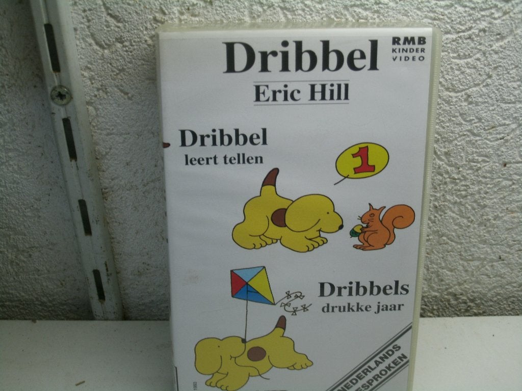 vhs 86a dribbel leert tellen en drukke jaar, Alle leeftijden, Ophalen of Verzenden, Zo goed als nieuw