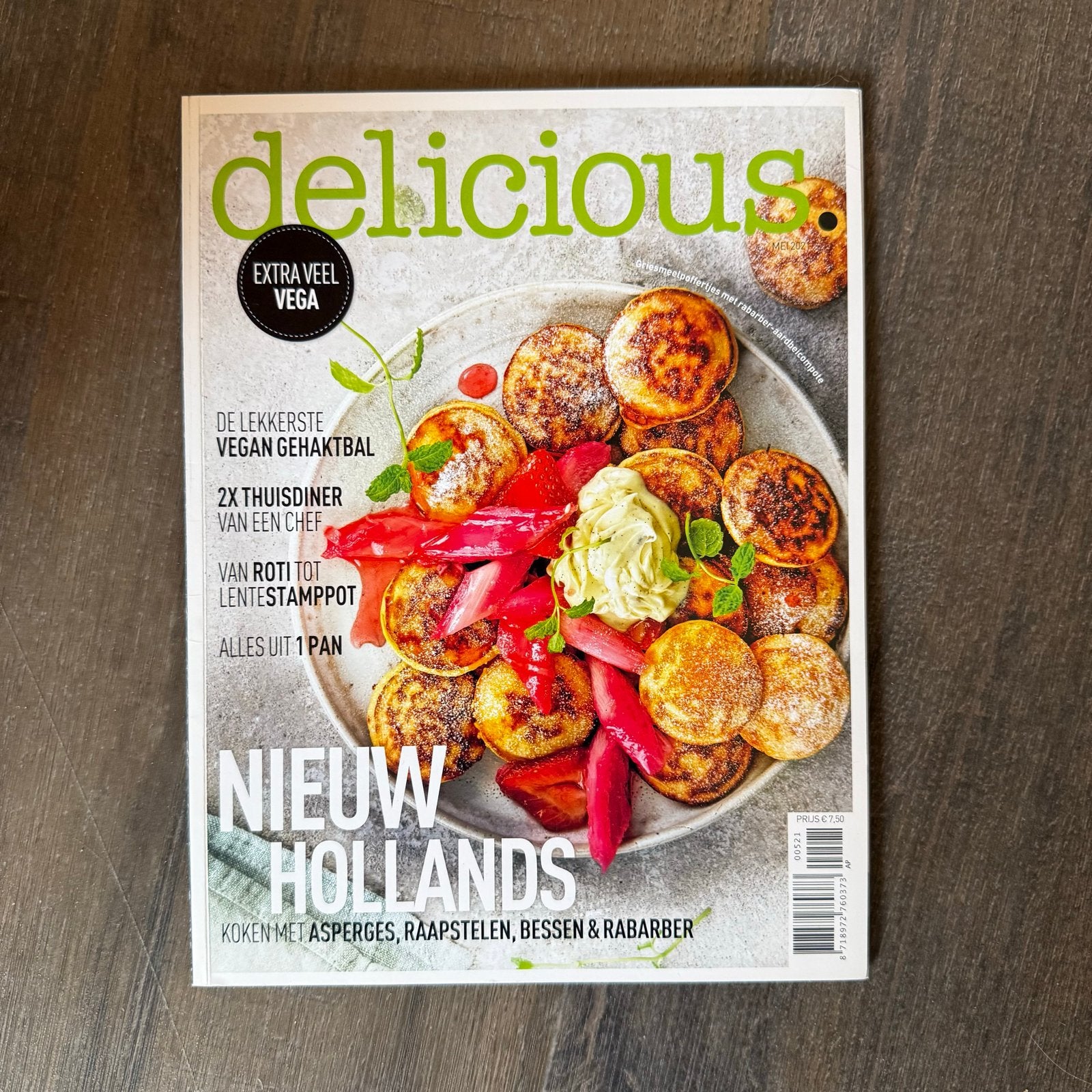 Delicious. Magazine Mei 2021 - Nieuw Hollands Koken, Ophalen of Verzenden, Zo goed als nieuw, Overige typen