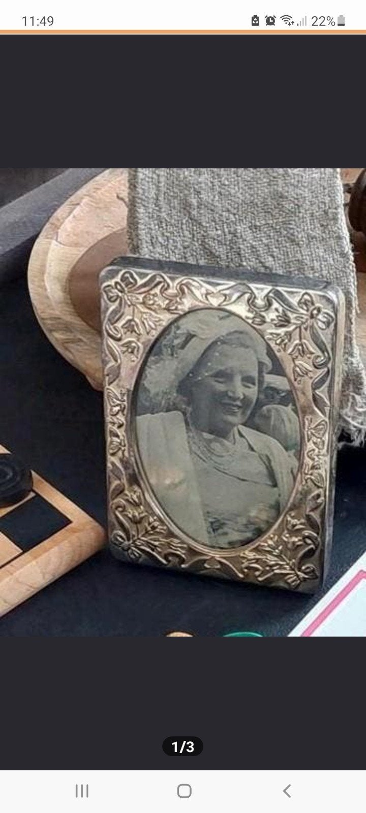 BROCANT VINTAGE OUD FOTOLIJSTJE, Antiek en Kunst, Ophalen of Verzenden