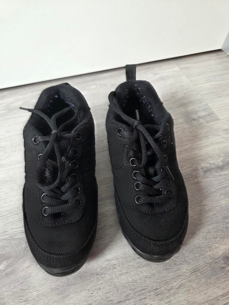 Zwarte dansschoenen maat 28, Sport en Fitness, Dansen, Ophalen of Verzenden, Gebruikt, Schoenen