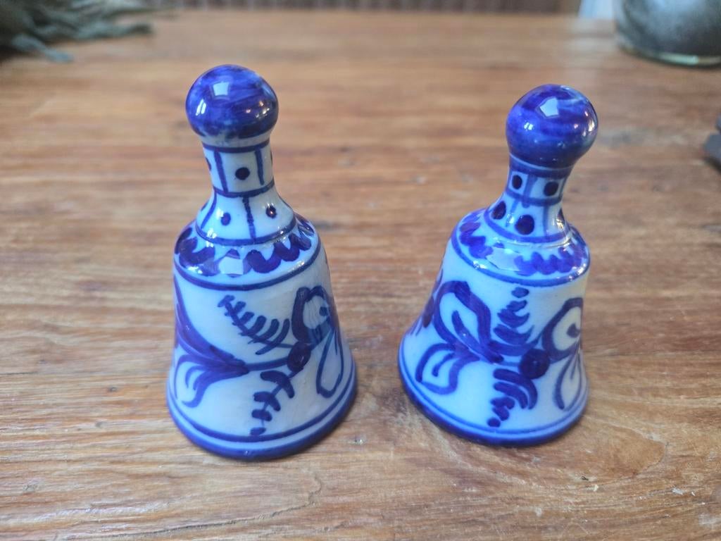 Delfts Blauwe Miniatuur Tafelbellen, Antiek en Kunst, Ophalen of Verzenden