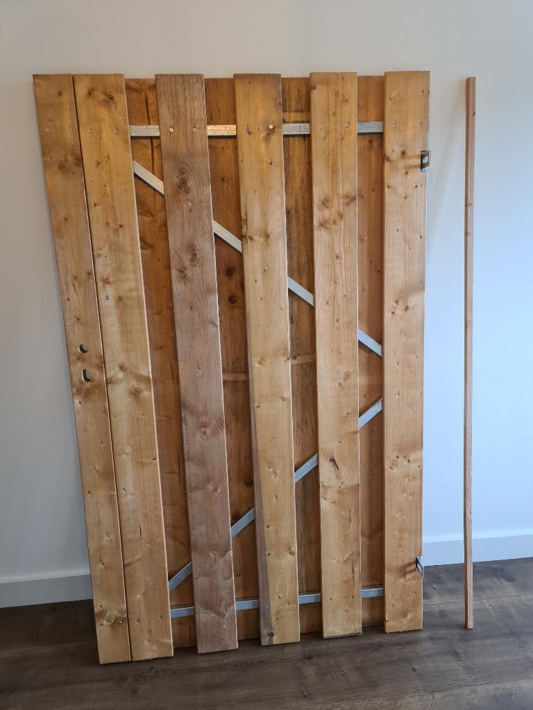 POORTDEUR 110X180CM, Ophalen, 100 tot 150 cm, Nieuw, Draaipoort